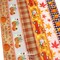 Fall Ribbon Wired 6 Rolls 2.5 Inch, Total 90 Feet (30 Yards), Hello Autumn/Vintage Truck/Pumpkin/Maple Leaves/Fall Plaid/Buffalo Plaid with Pumpkin Ribbon for Wreaths, Big Bows, and Autumn Decoration